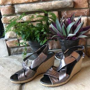 Cole Haan Metallic Wedge